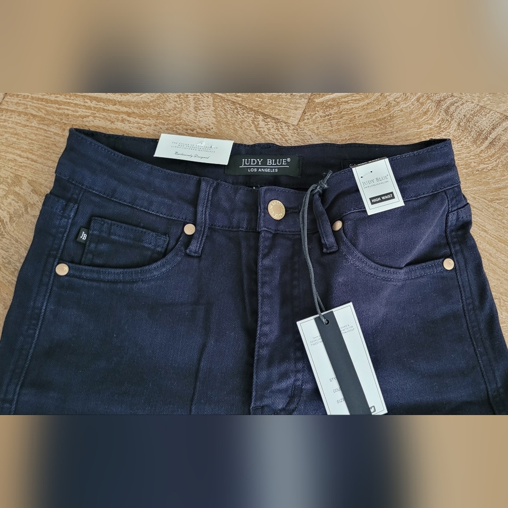 Navy jeans